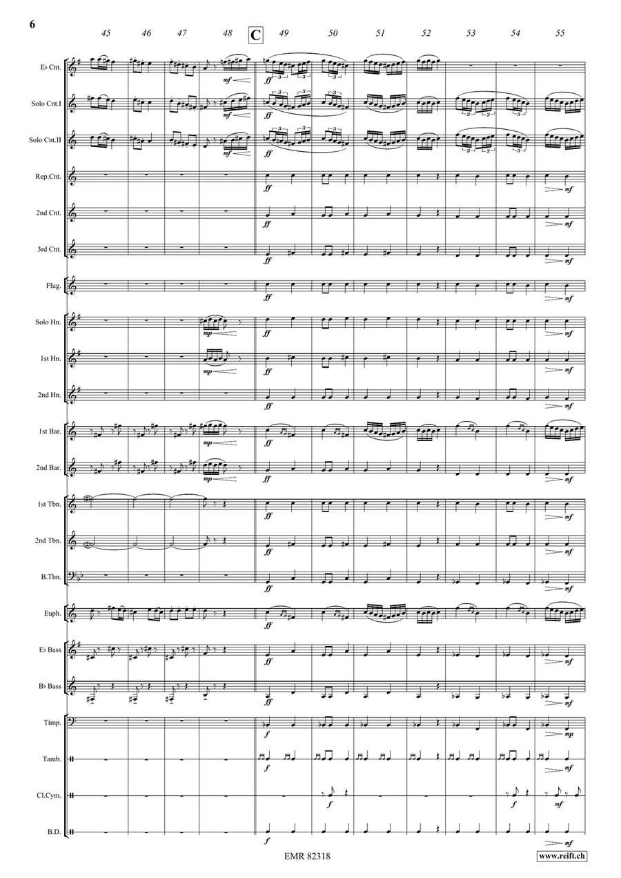 Dance of The Tumblers Dance of The Tumblers Brass Band scores gallery preview page 7
