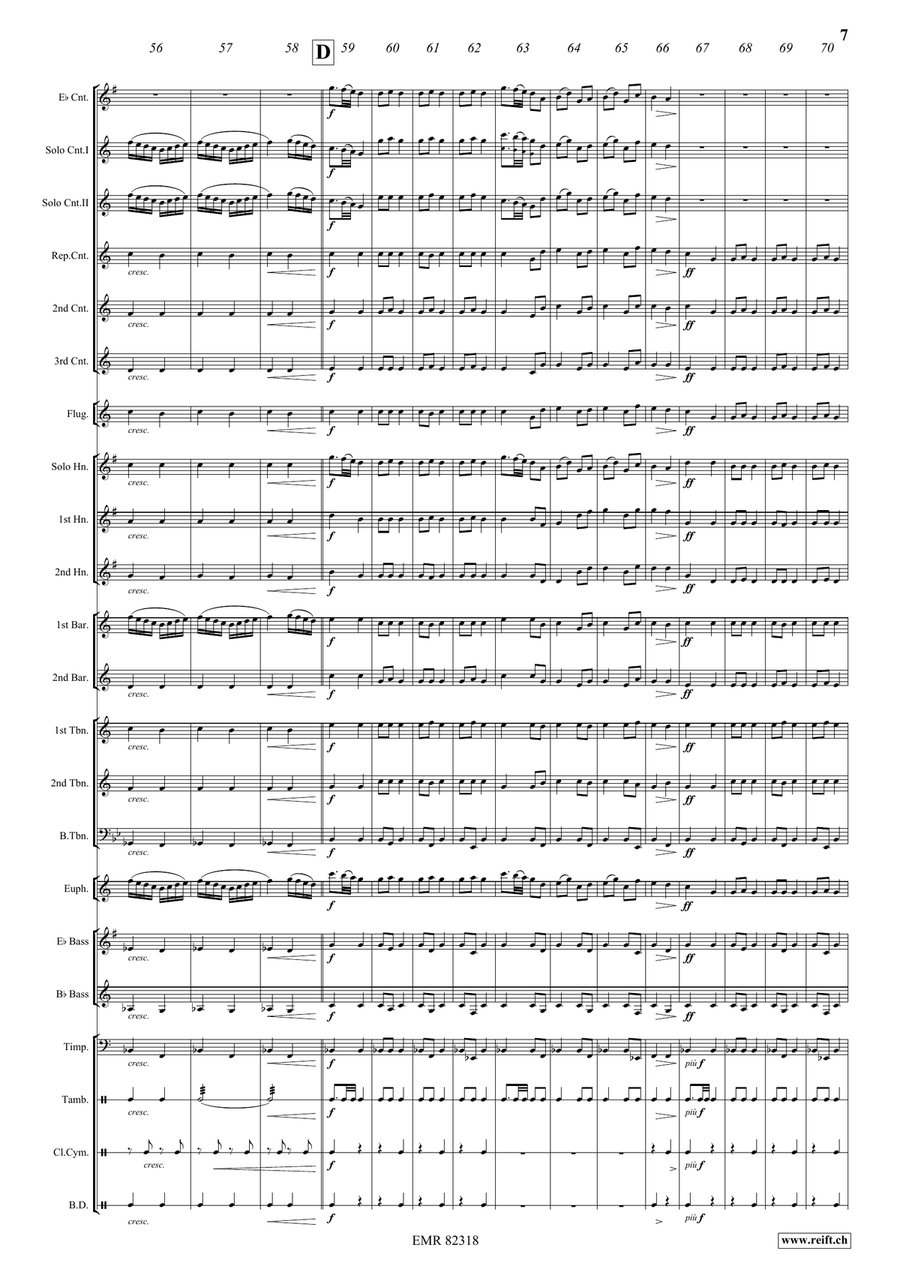 Dance of The Tumblers Dance of The Tumblers Brass Band scores gallery preview page 8