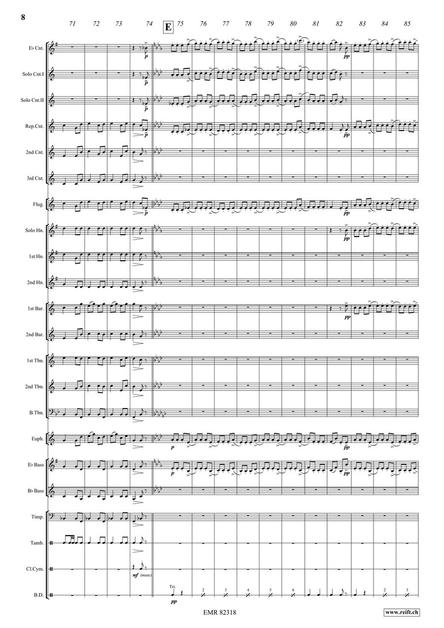 Dance of The Tumblers Dance of The Tumblers Brass Band scores gallery preview page 9