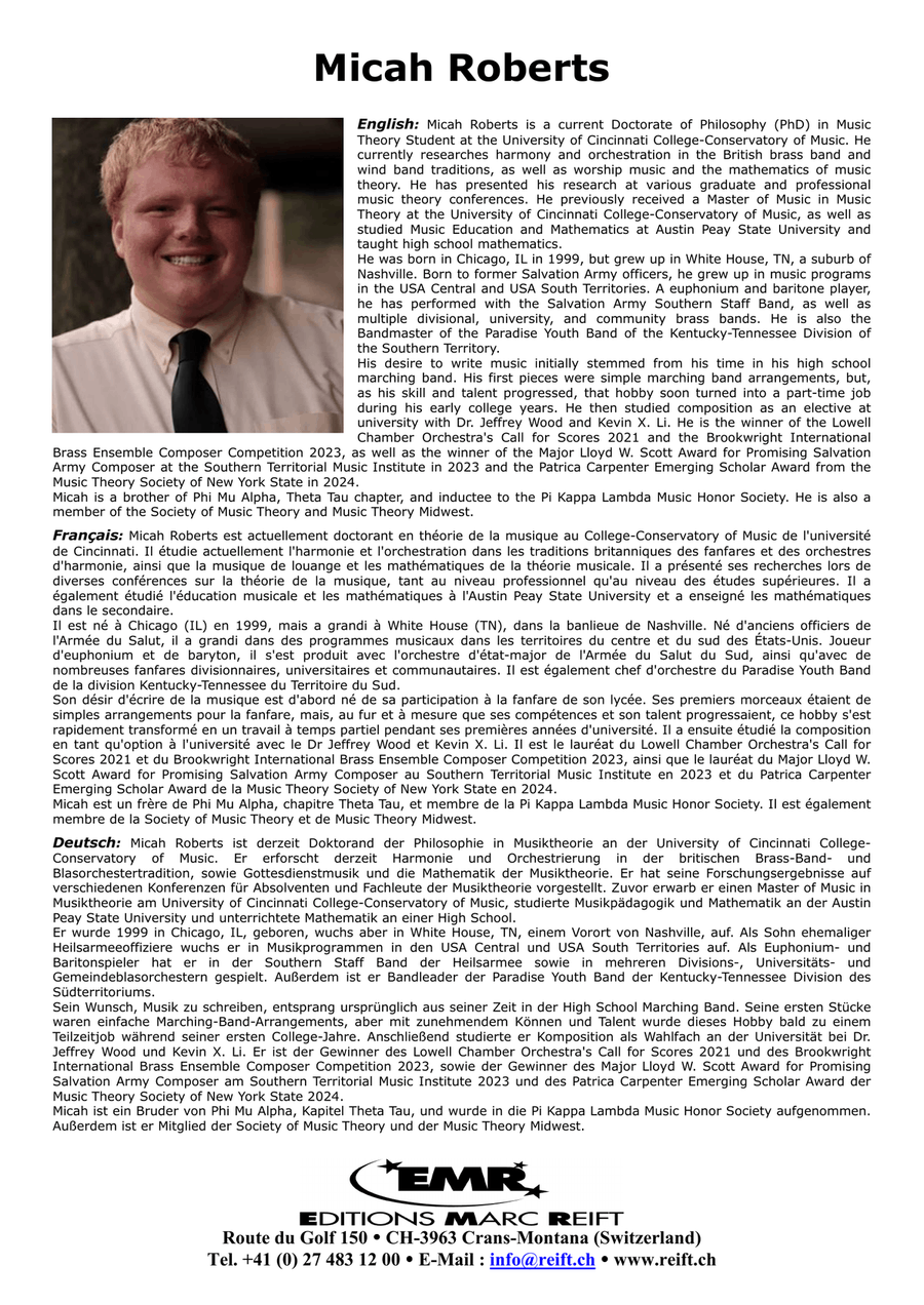Prone To Wander Prone To Wander Brass Band scores gallery preview page 3