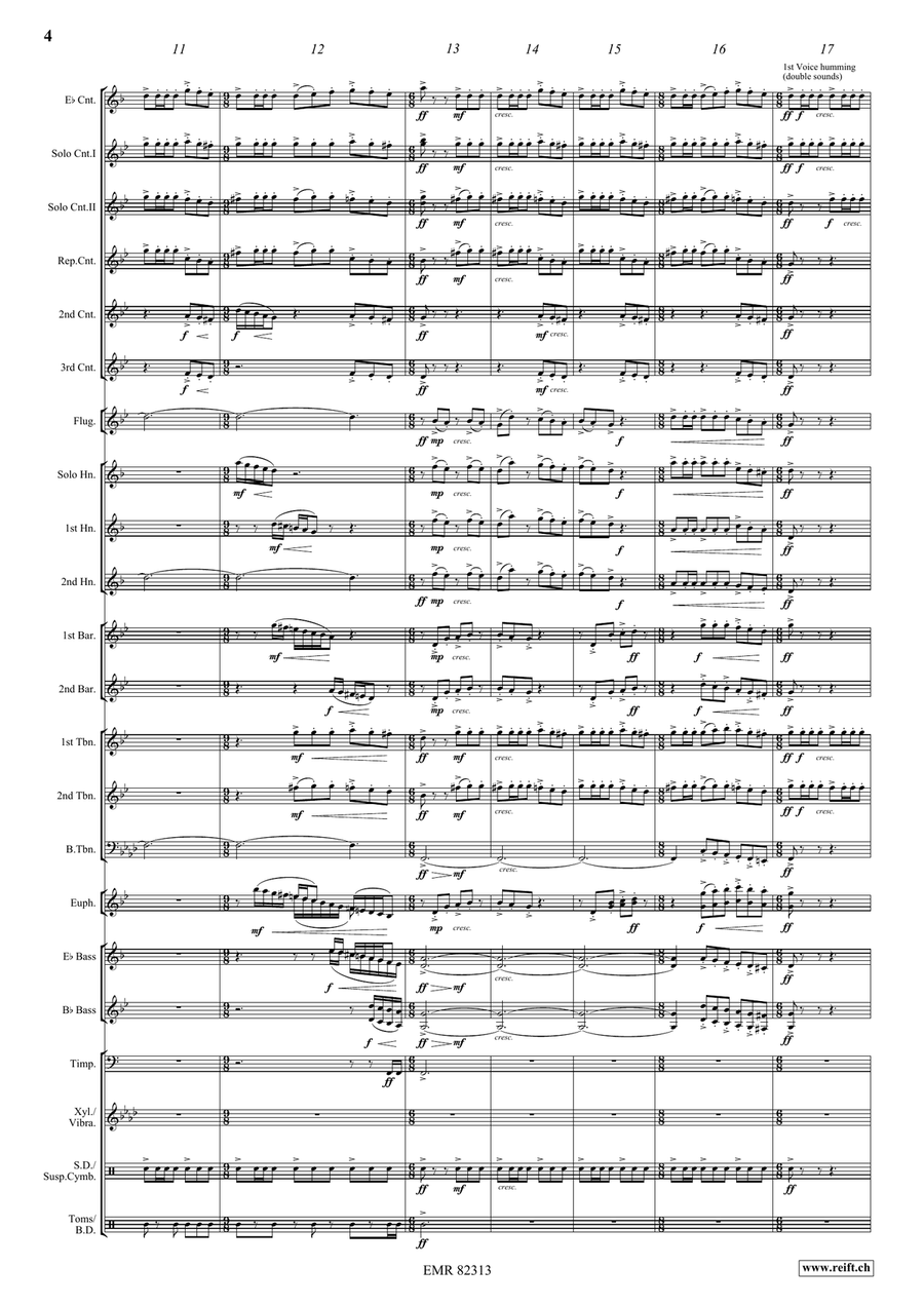 Prone To Wander Prone To Wander Brass Band scores gallery preview page 5