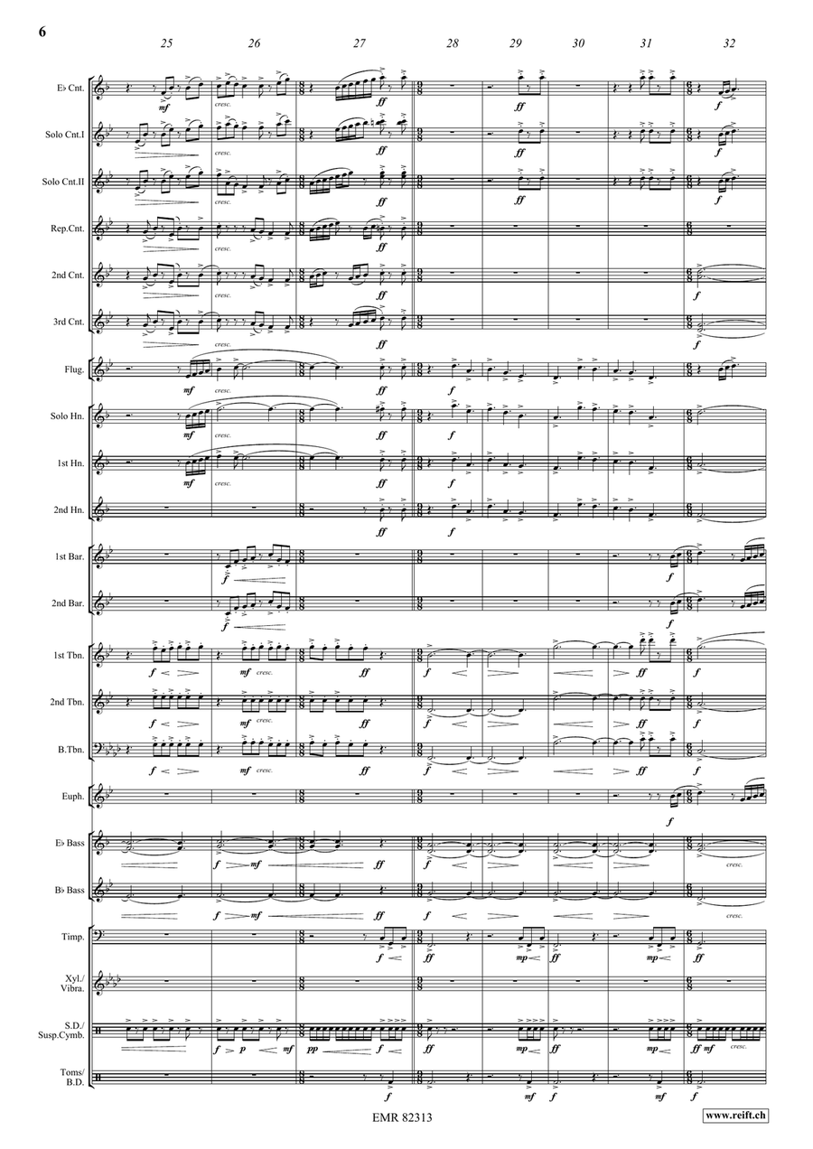 Prone To Wander Prone To Wander Brass Band scores gallery preview page 7