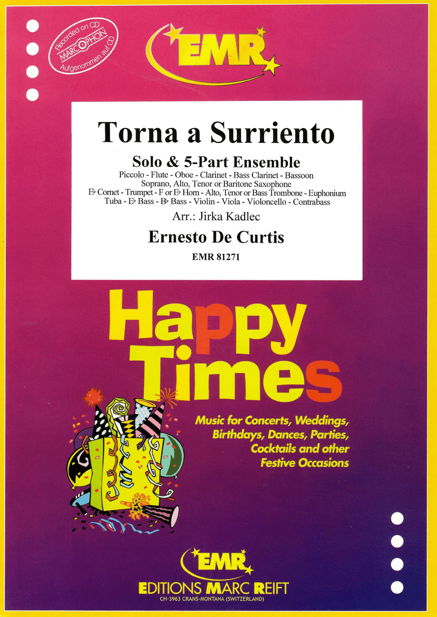 Torna a Surriento Torna a Surriento Bassoon scores gallery preview page 1