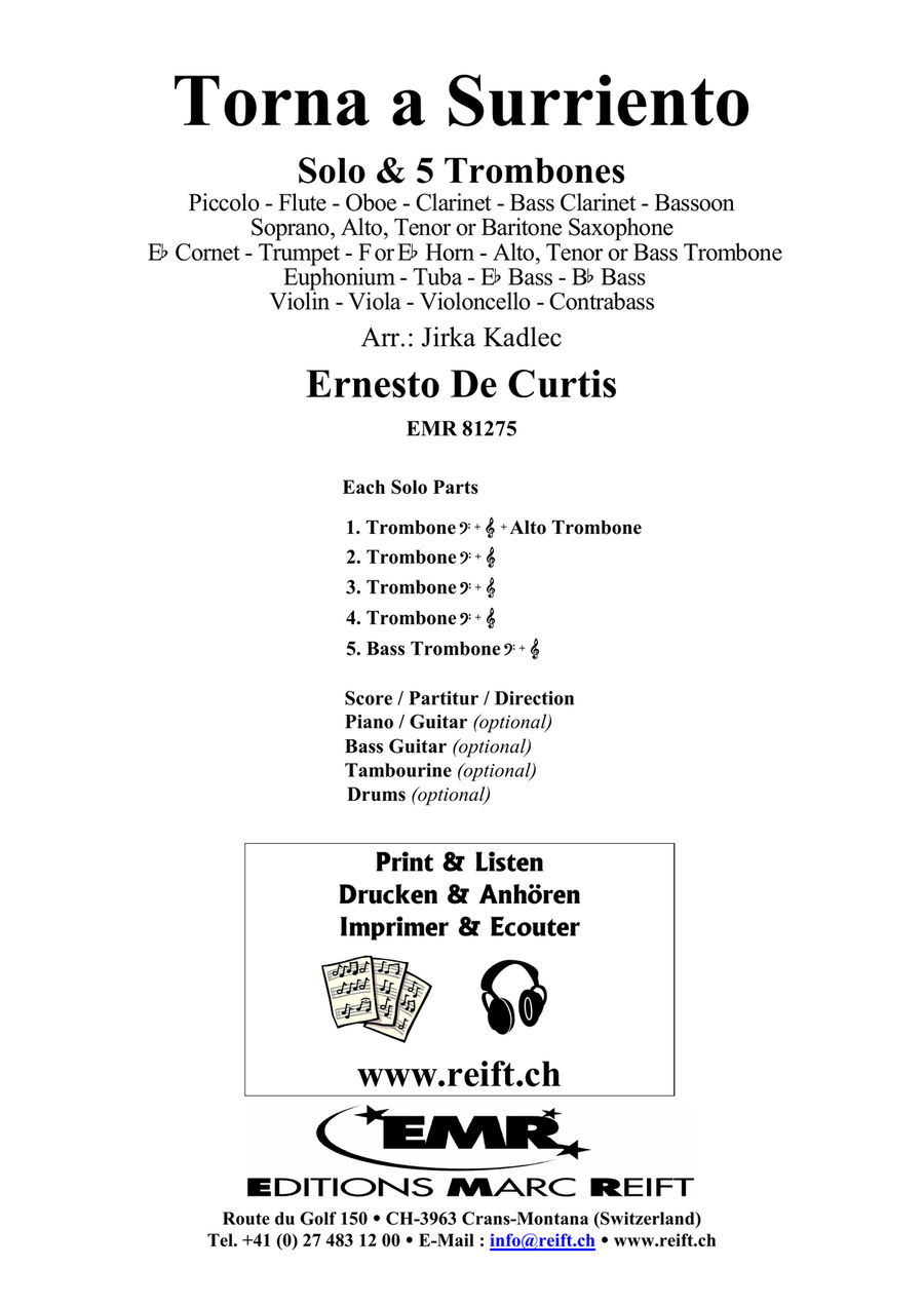 Torna a Surriento Torna a Surriento Bassoon scores gallery preview page 2