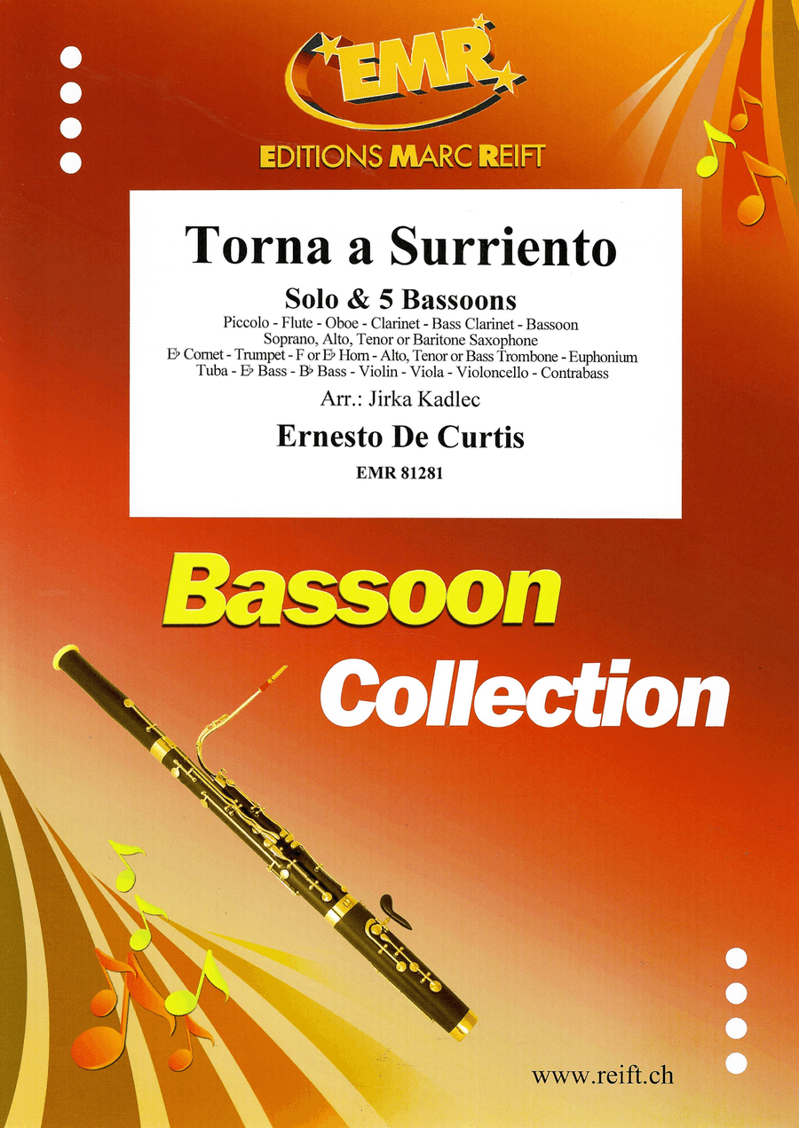 Torna a Surriento Torna a Surriento Bassoon scores gallery preview page 1