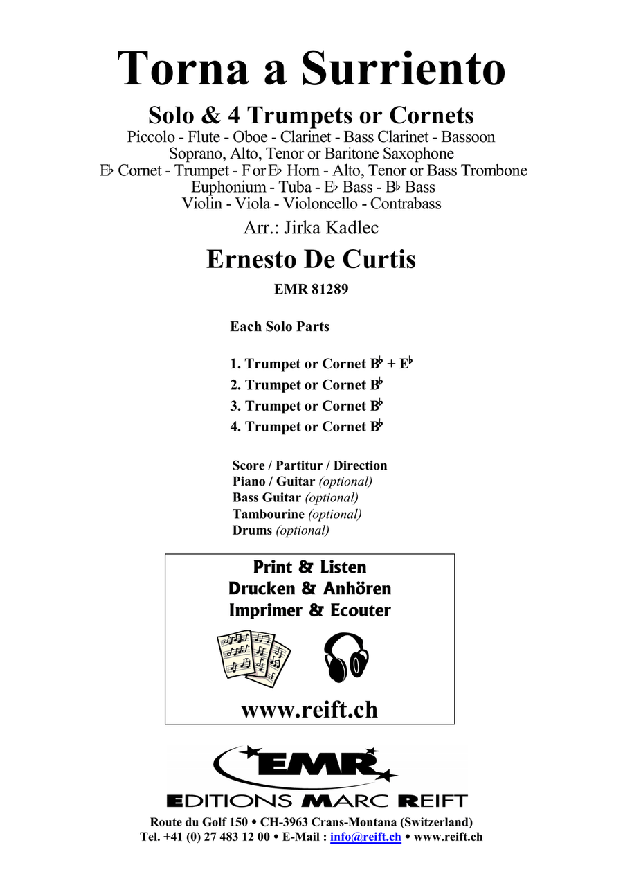 Torna a Surriento Torna a Surriento Bassoon scores gallery preview page 2