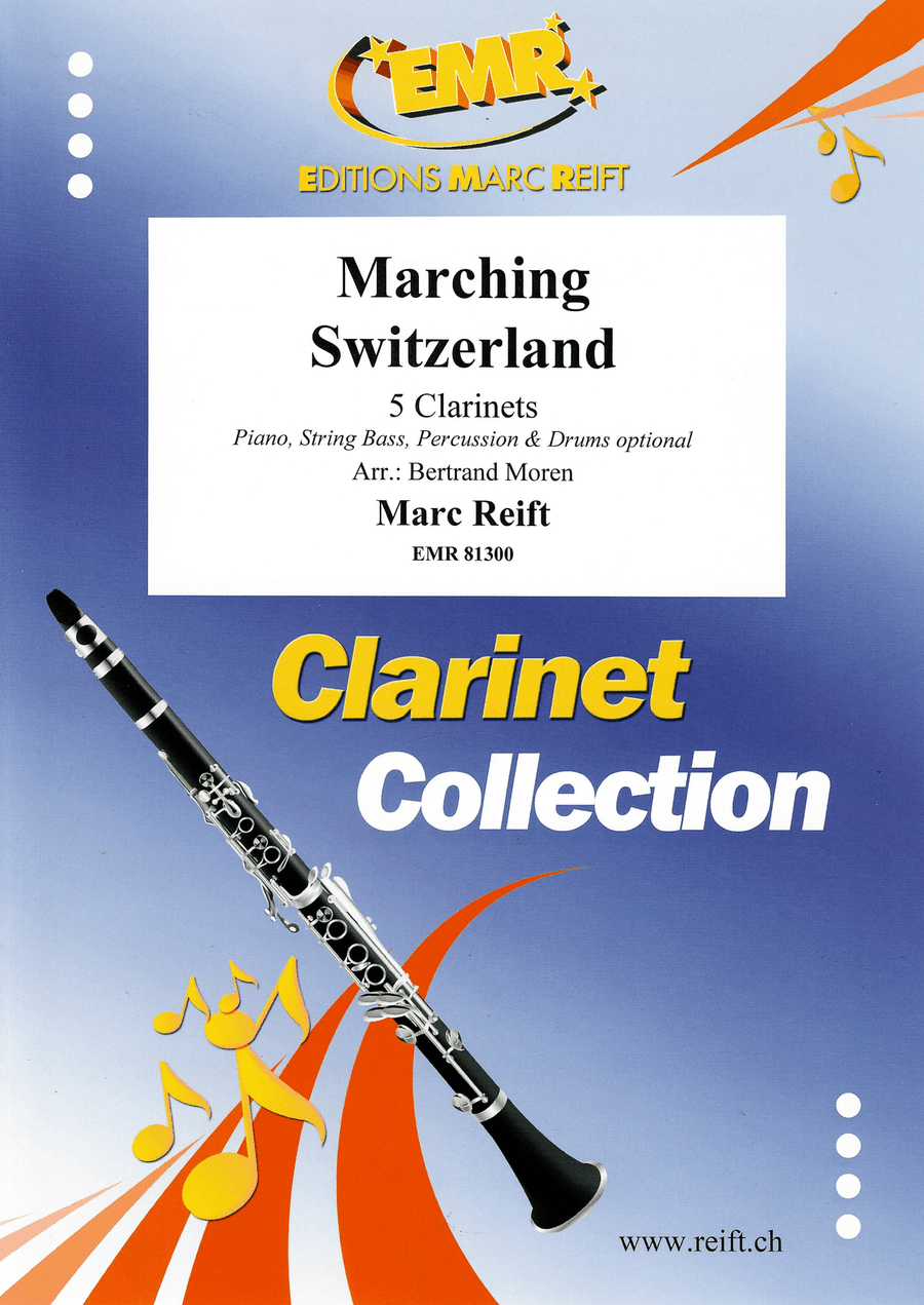 Marching Switzerland Marching Switzerland Clarinet Quintet scores gallery preview page 1