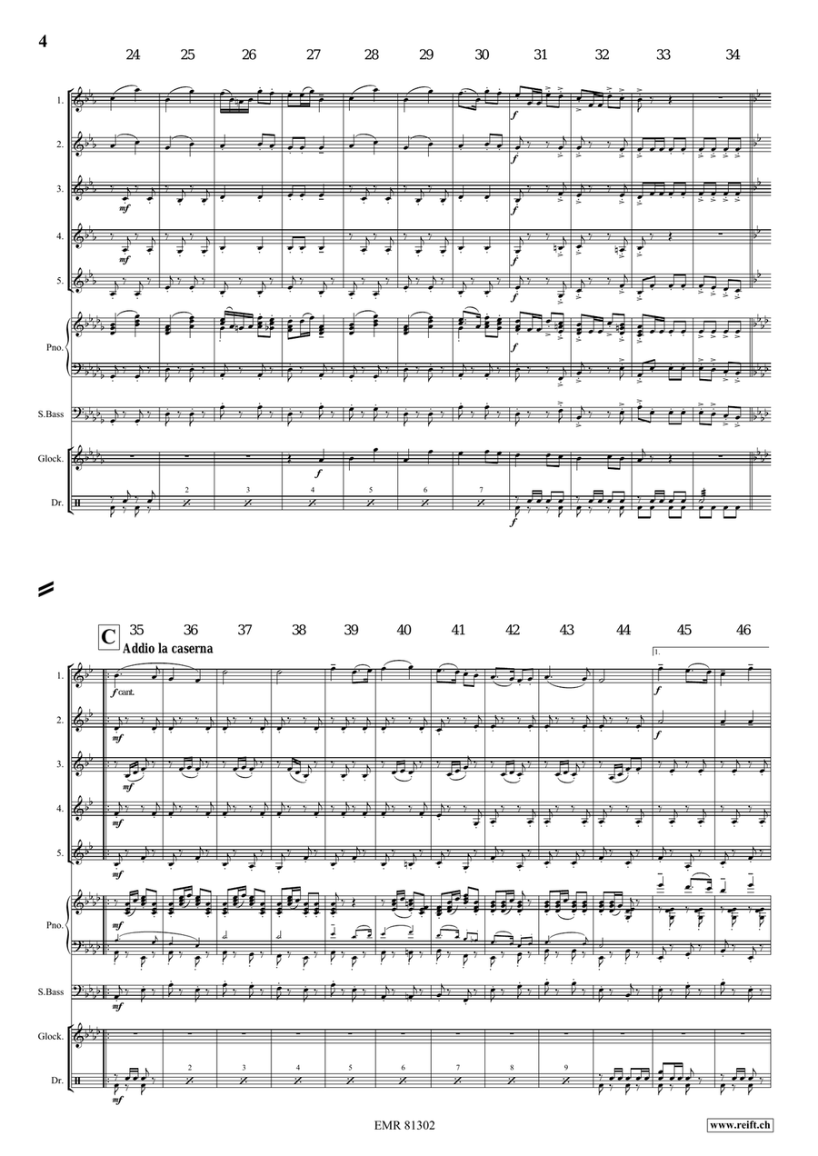 Marching Switzerland Marching Switzerland Cornet scores gallery preview page 5