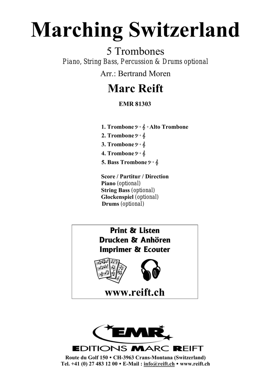 Marching Switzerland Marching Switzerland Trombone scores gallery preview page 2
