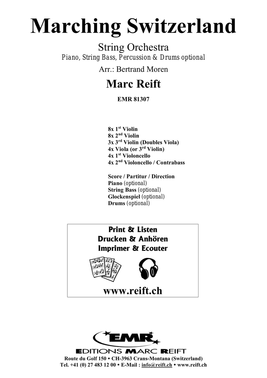 Marching Switzerland Marching Switzerland String Orchestra scores gallery preview page 2
