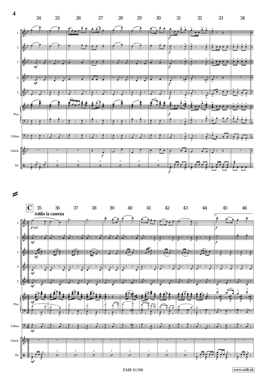 Marching Switzerland Marching Switzerland Flute scores gallery preview page 5