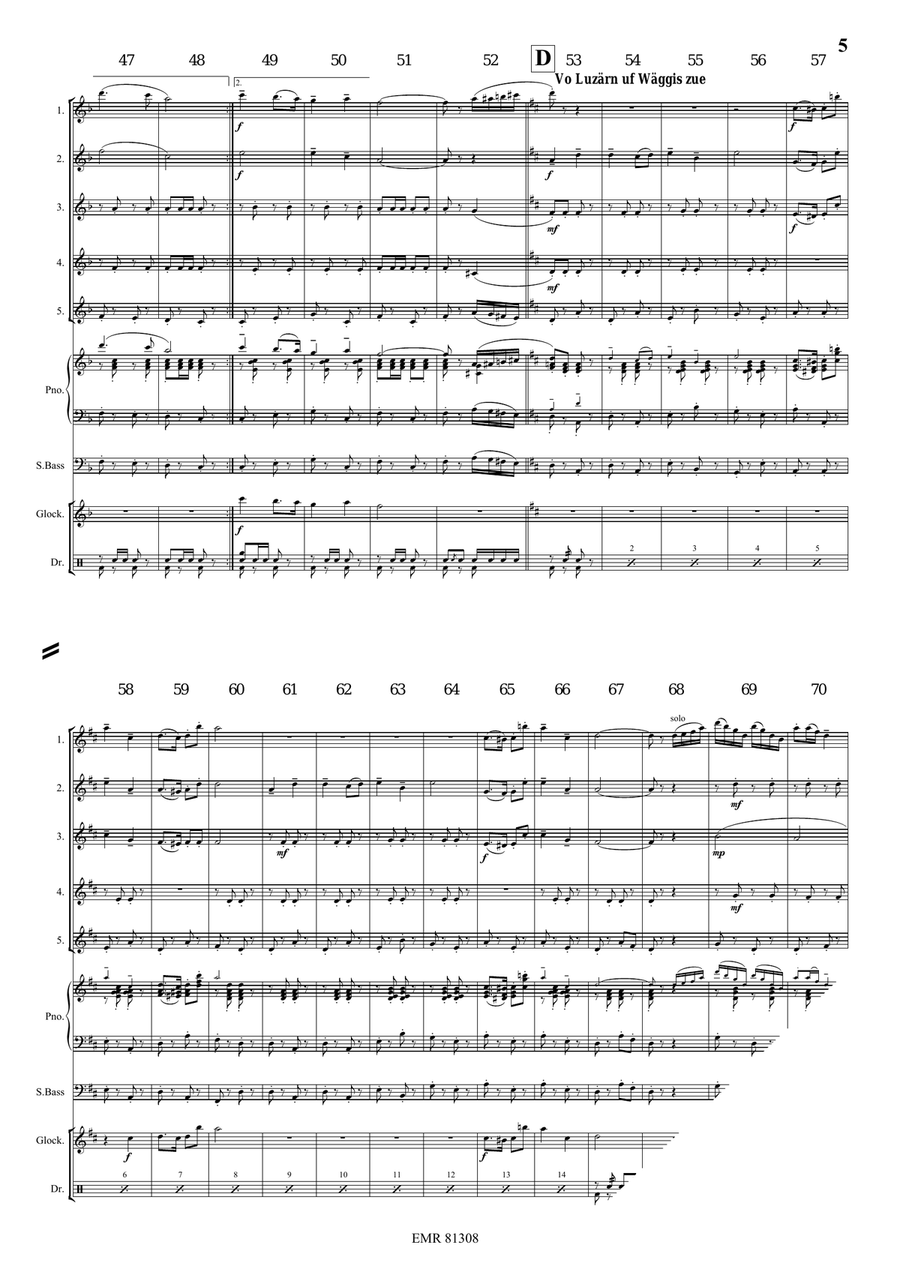 Marching Switzerland Marching Switzerland Flute scores gallery preview page 6