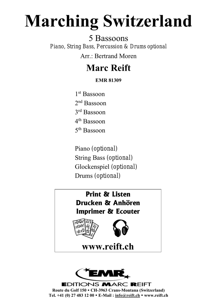 Marching Switzerland Marching Switzerland Bassoon scores gallery preview page 2