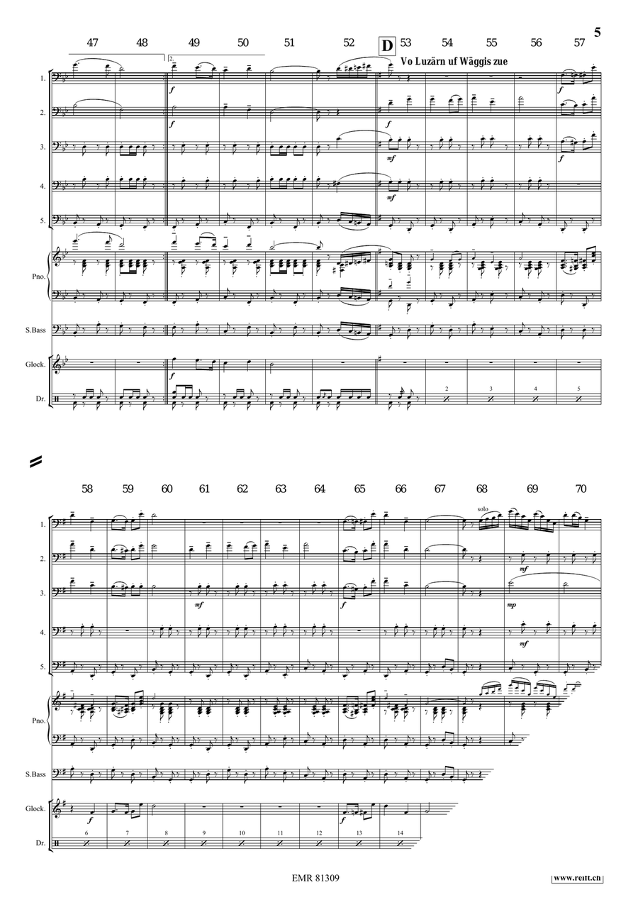 Marching Switzerland Marching Switzerland Bassoon scores gallery preview page 6