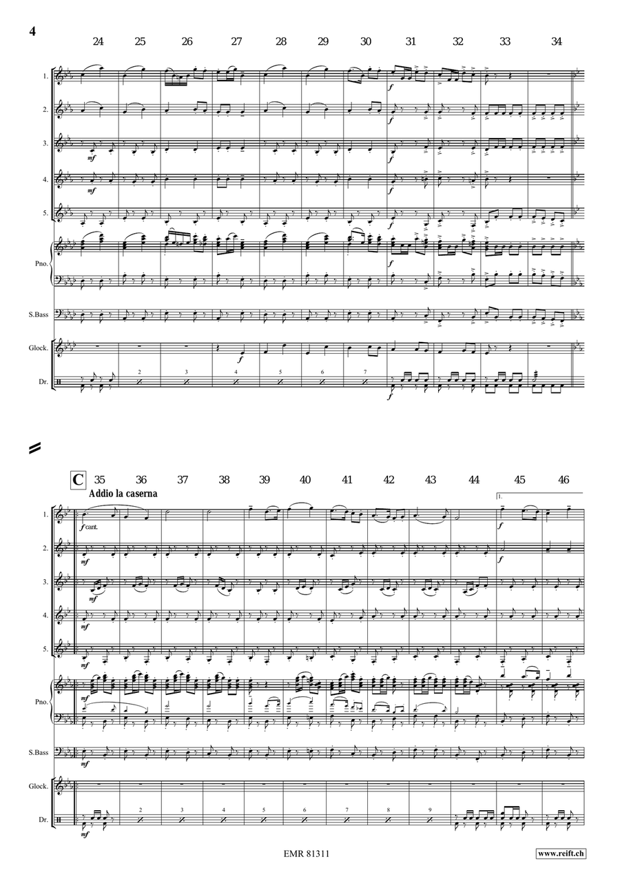Marching Switzerland Marching Switzerland Horn scores gallery preview page 5