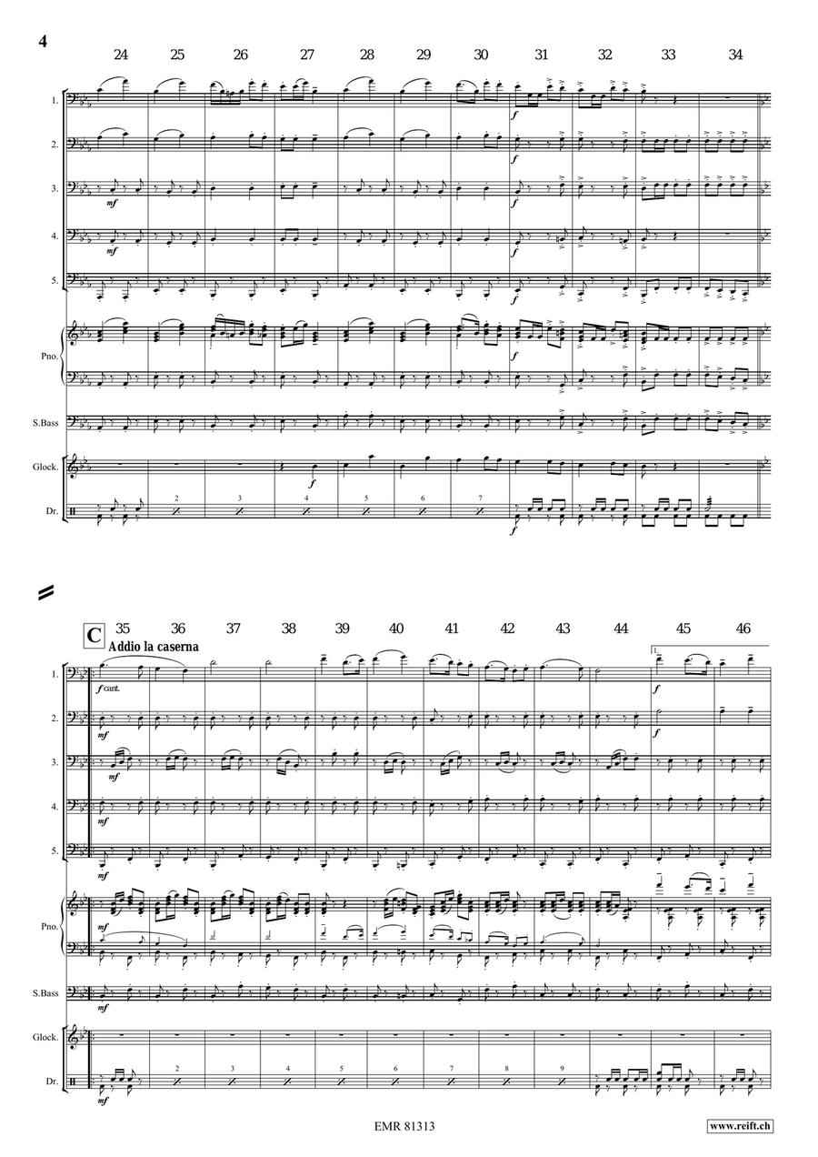 Marching Switzerland Marching Switzerland Tuba scores gallery preview page 5