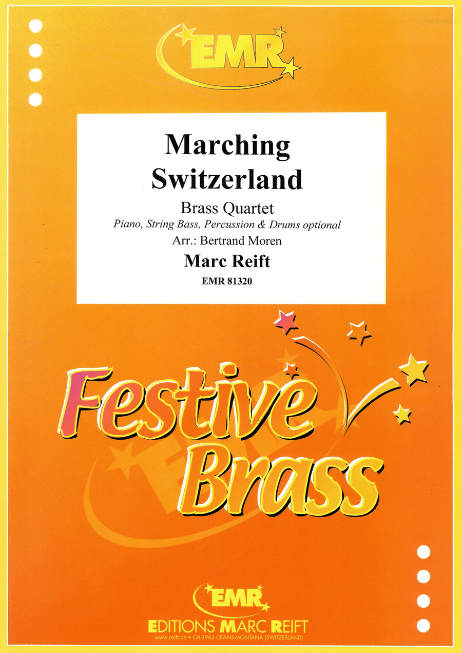 Marching Switzerland Marching Switzerland Brass Quartet scores gallery preview page 1