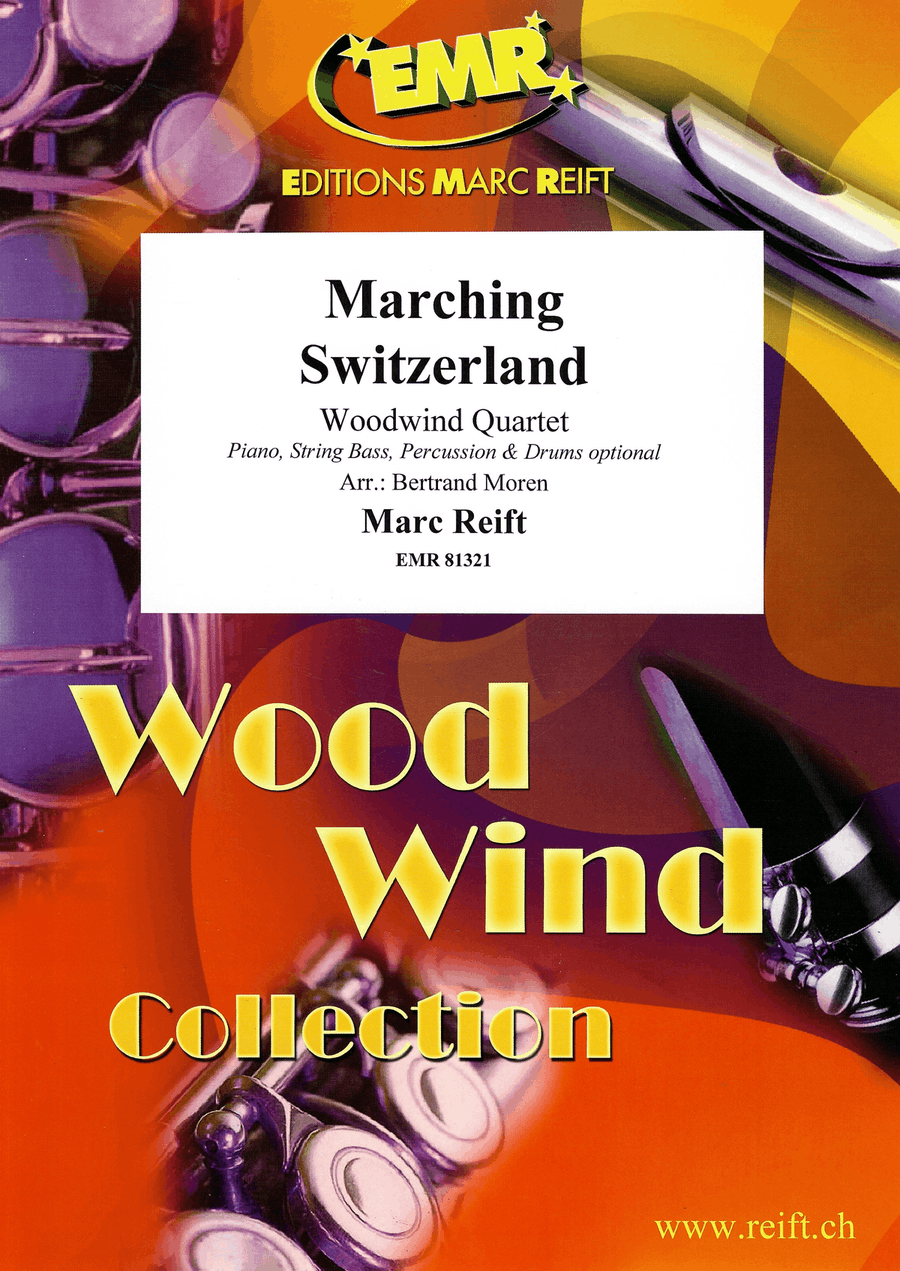 Marching Switzerland Marching Switzerland Woodwind Quartet scores gallery preview page 1