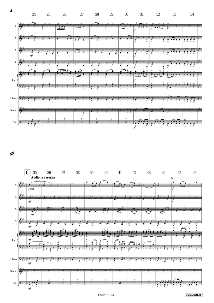 Marching Switzerland Marching Switzerland Horn scores gallery preview page 5