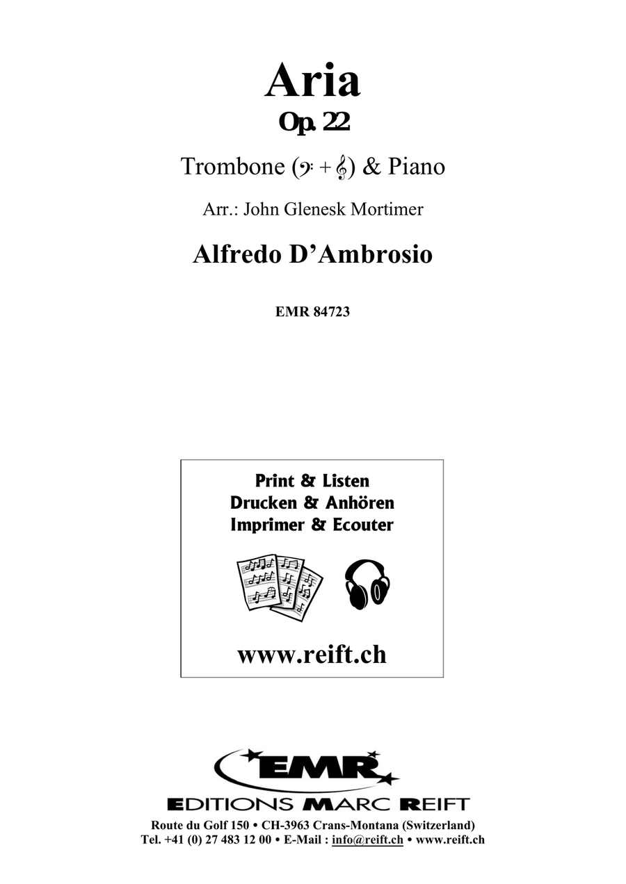 Aria Aria Piano Accompaniment scores gallery preview page 2