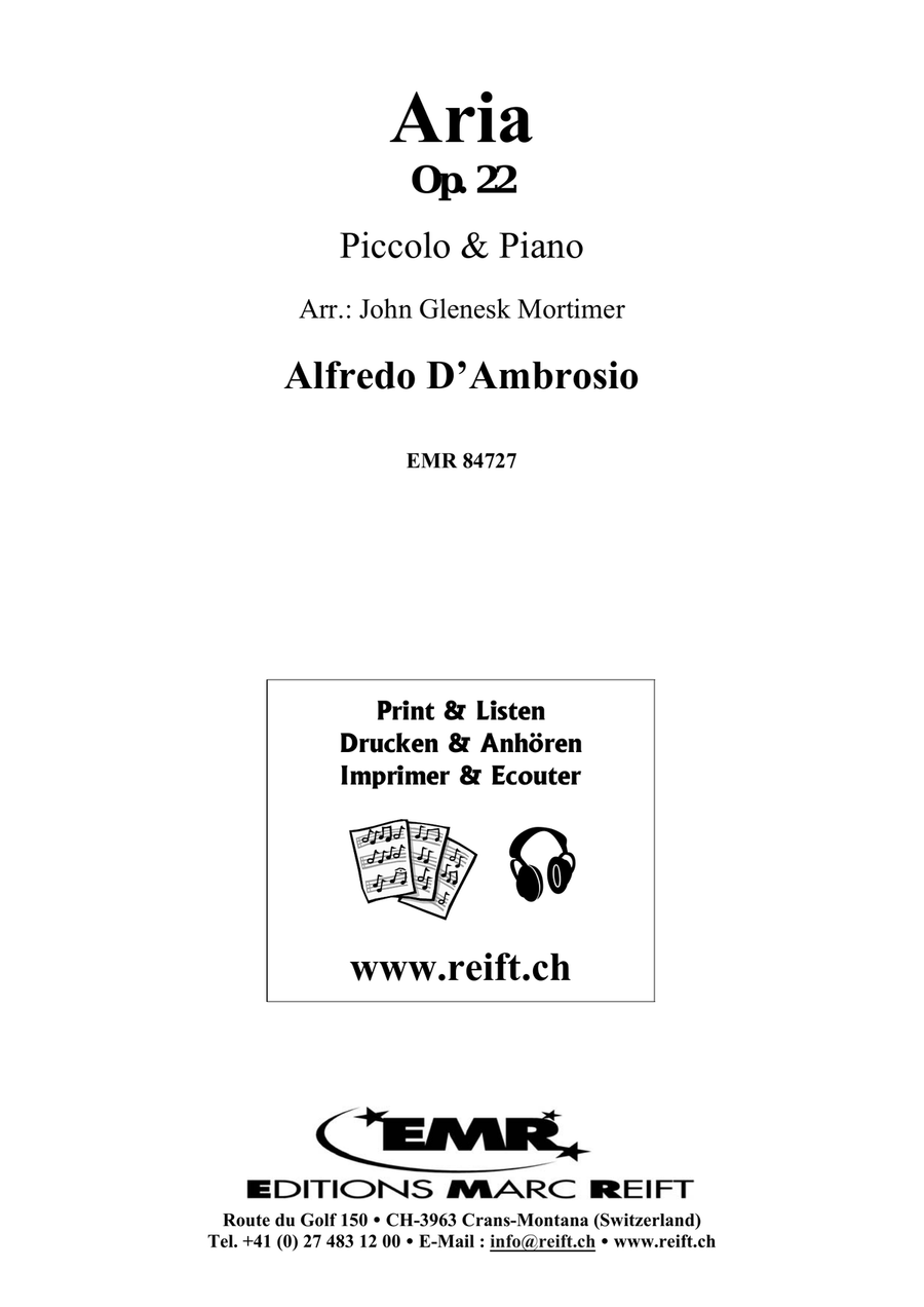 Aria Aria Piccolo scores gallery preview page 2