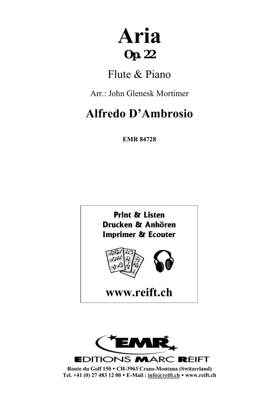 Aria Aria Flute Solo scores gallery preview page 2