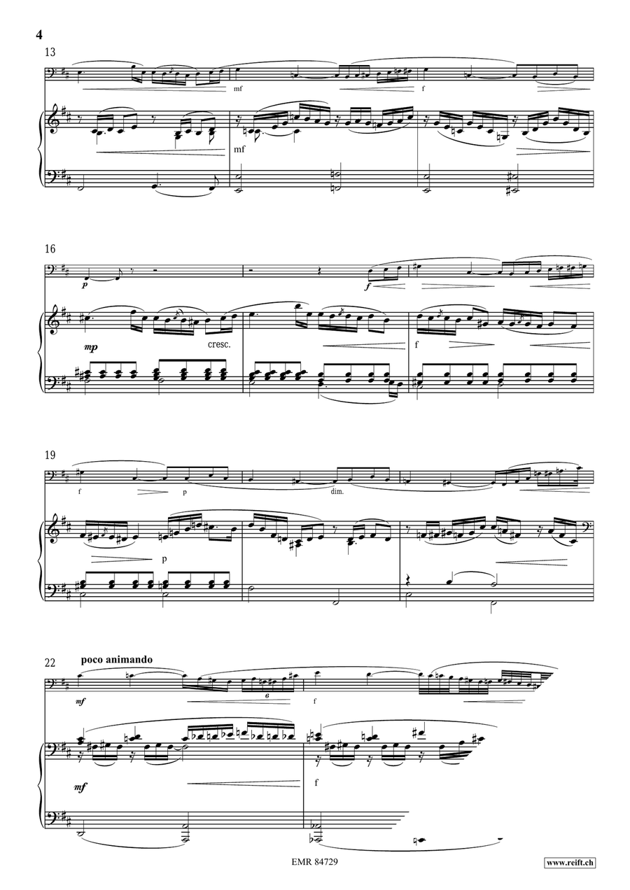 Aria Aria Bassoon Solo scores gallery preview page 4