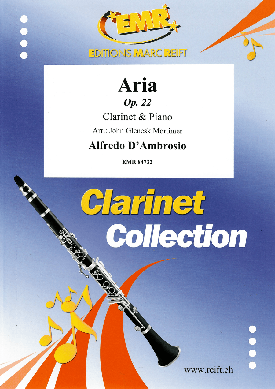 Aria Aria Clarinet Solo scores gallery preview page 1