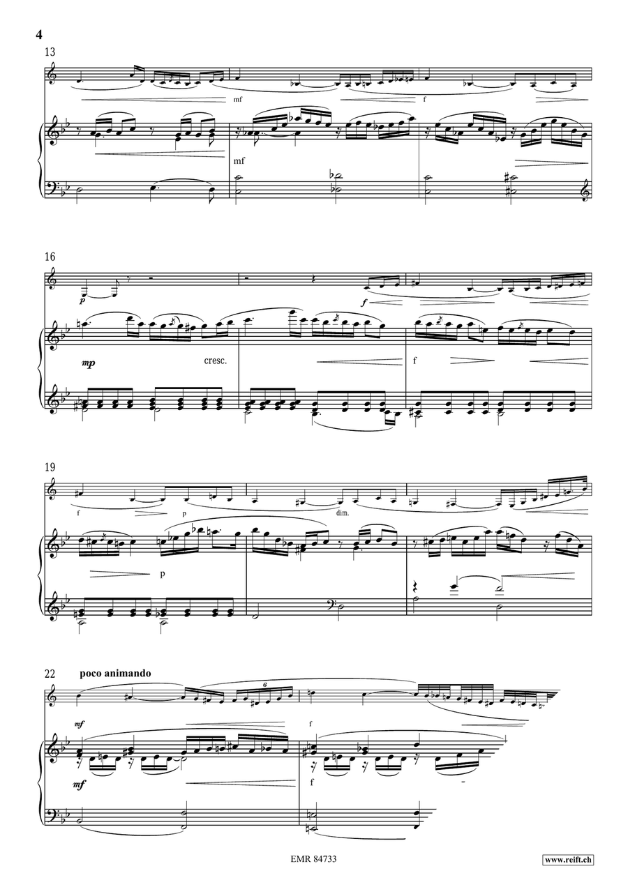 Aria Aria Bass Clarinet scores gallery preview page 4