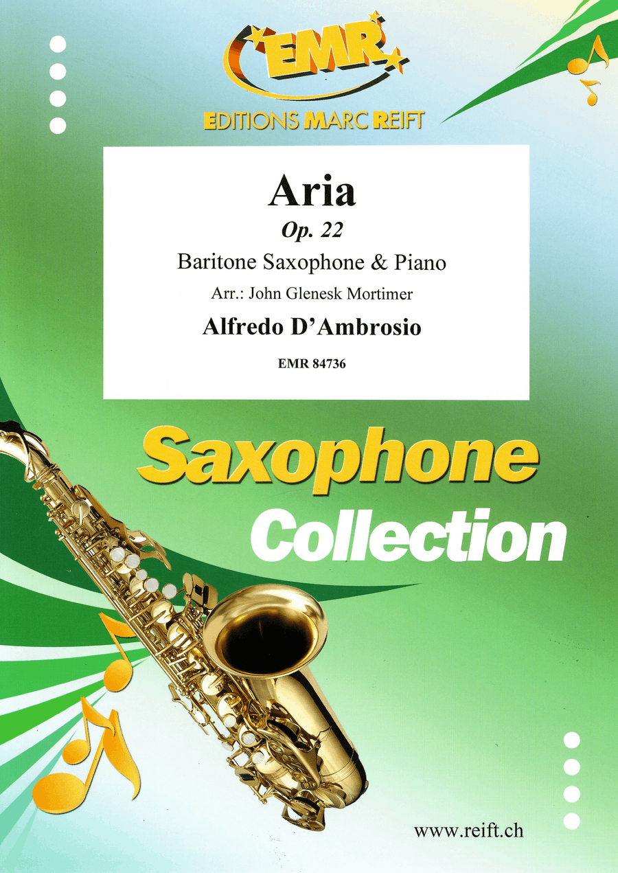 Aria Aria Baritone Saxophone scores gallery preview page 1