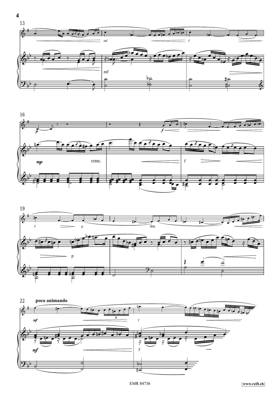 Aria Aria Baritone Saxophone scores gallery preview page 4