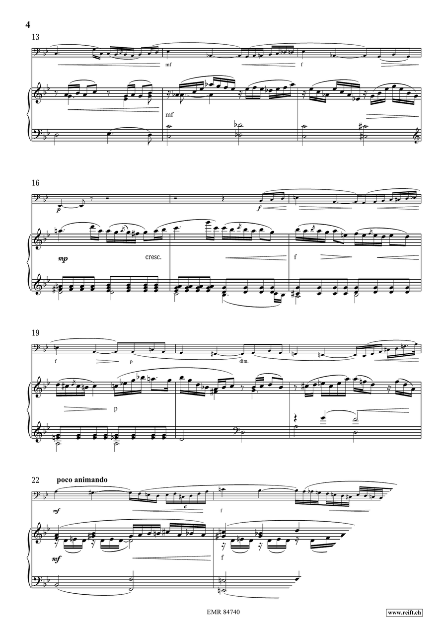Aria Aria Bass Trombone scores gallery preview page 4