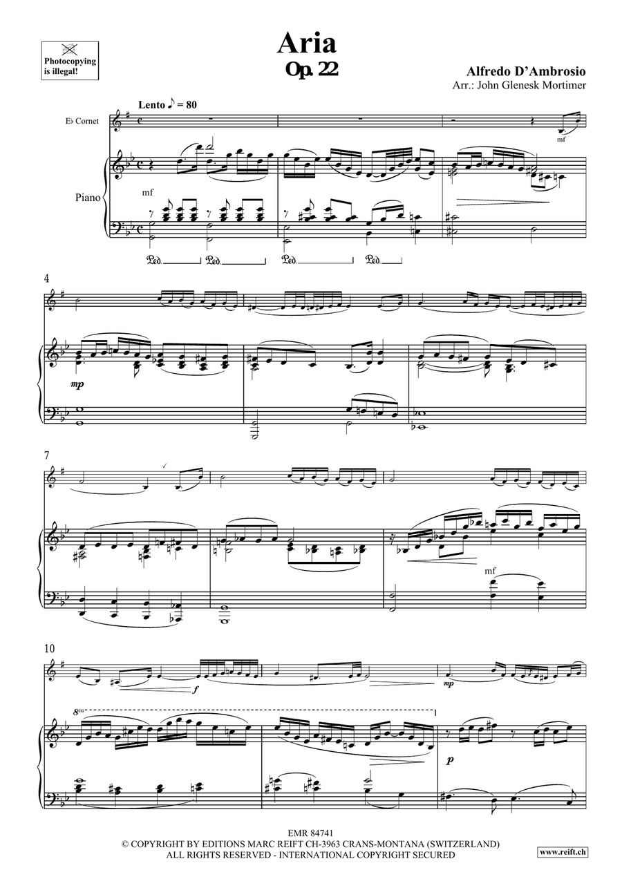 Aria Aria Cornet scores gallery preview page 3
