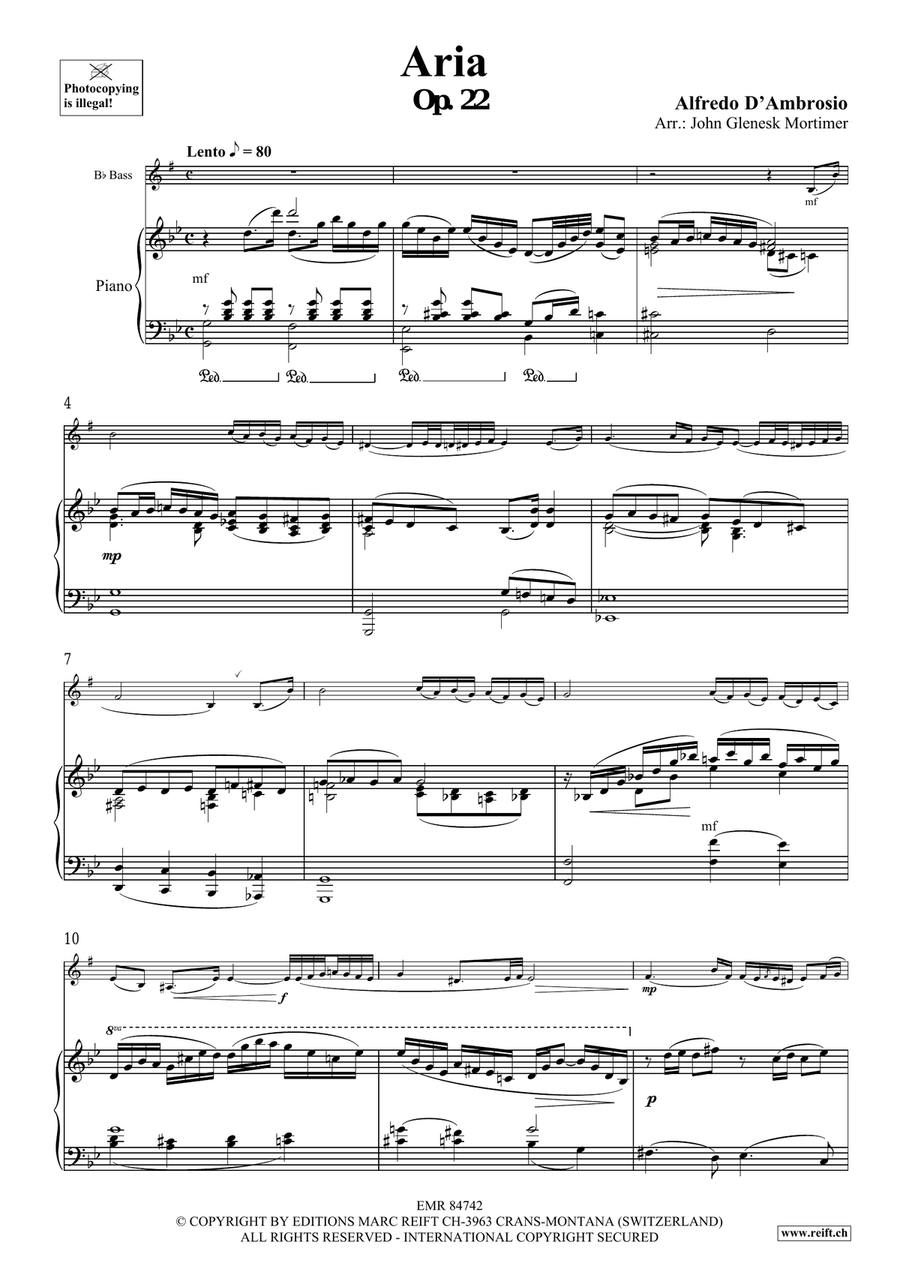 Aria Aria Voice Solo scores gallery preview page 3