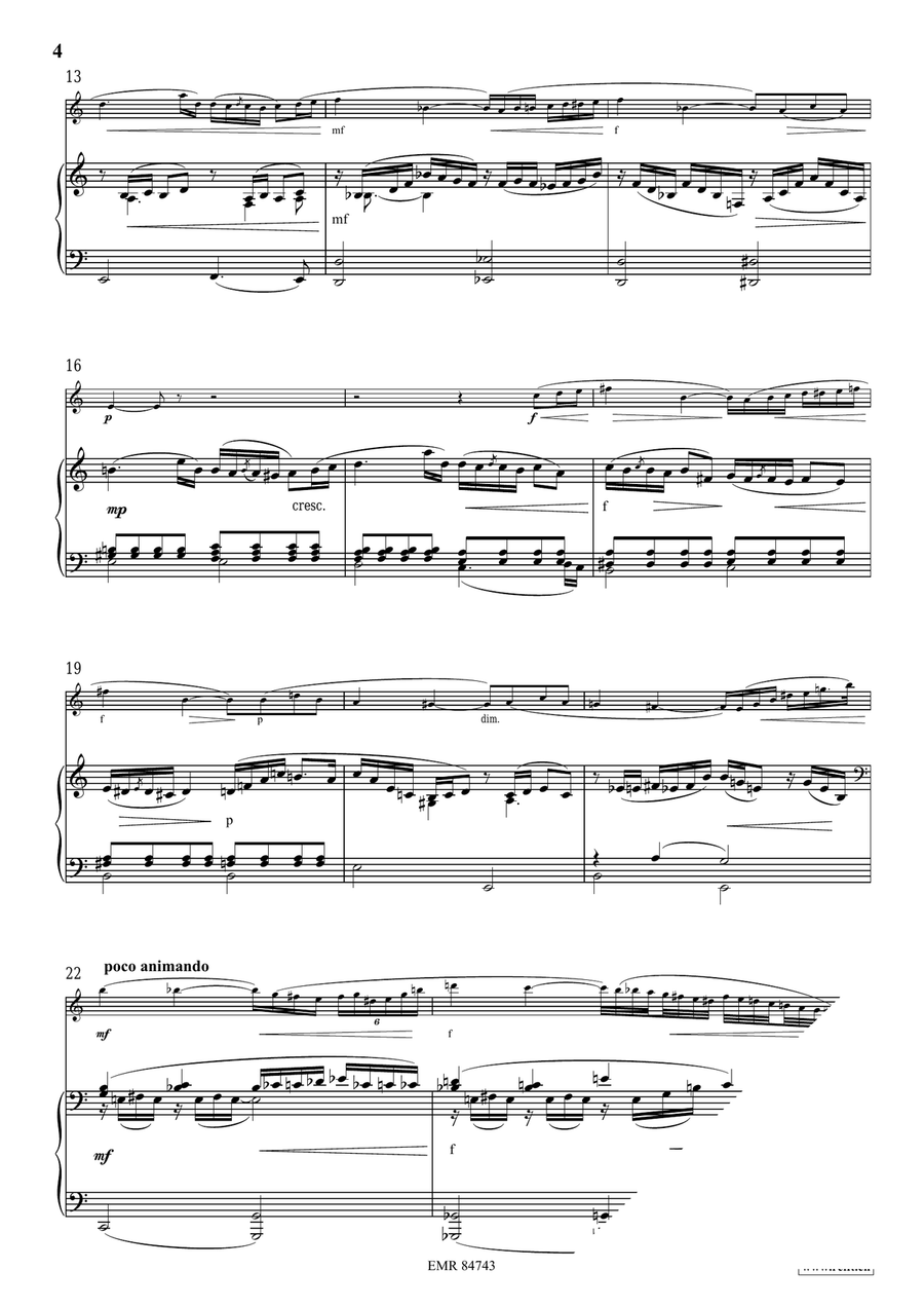 Aria by John G. Mortimer Piano Accompaniment - Sheet Music page 4