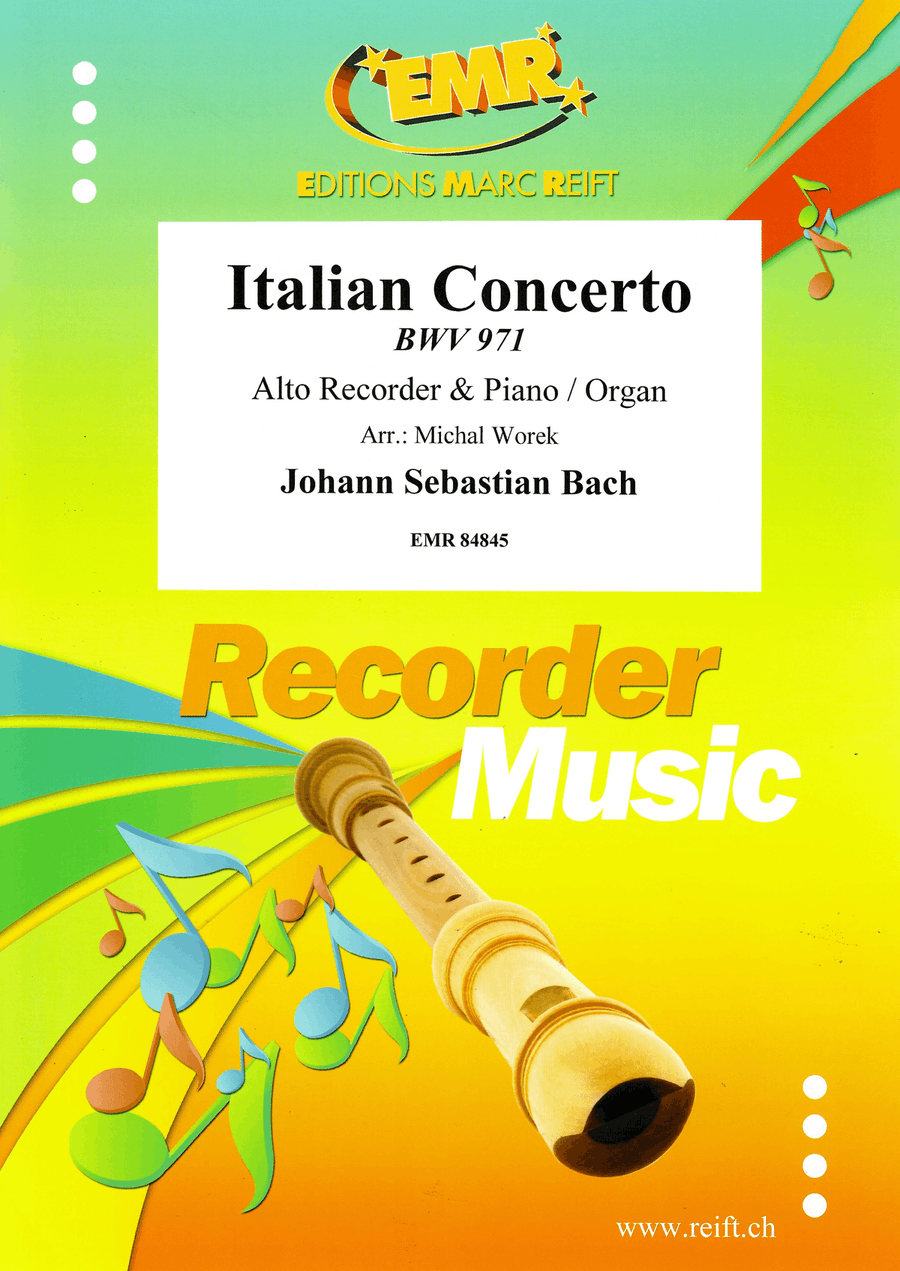 Italian Concerto Italian Concerto Alto Recorder scores gallery preview page 1