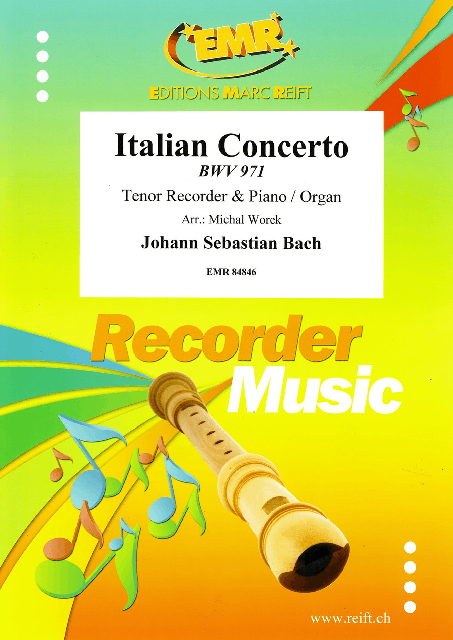 Italian Concerto Italian Concerto Tenor Recorder scores gallery preview page 1