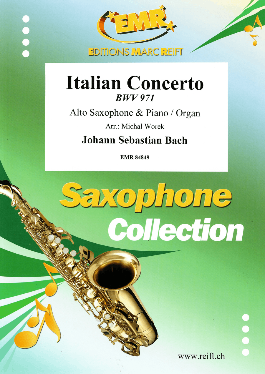 Italian Concerto Italian Concerto Alto Saxophone scores gallery preview page 1