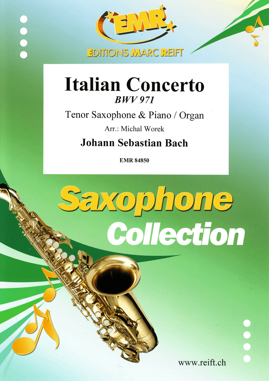 Italian Concerto Italian Concerto Tenor Saxophone scores gallery preview page 1