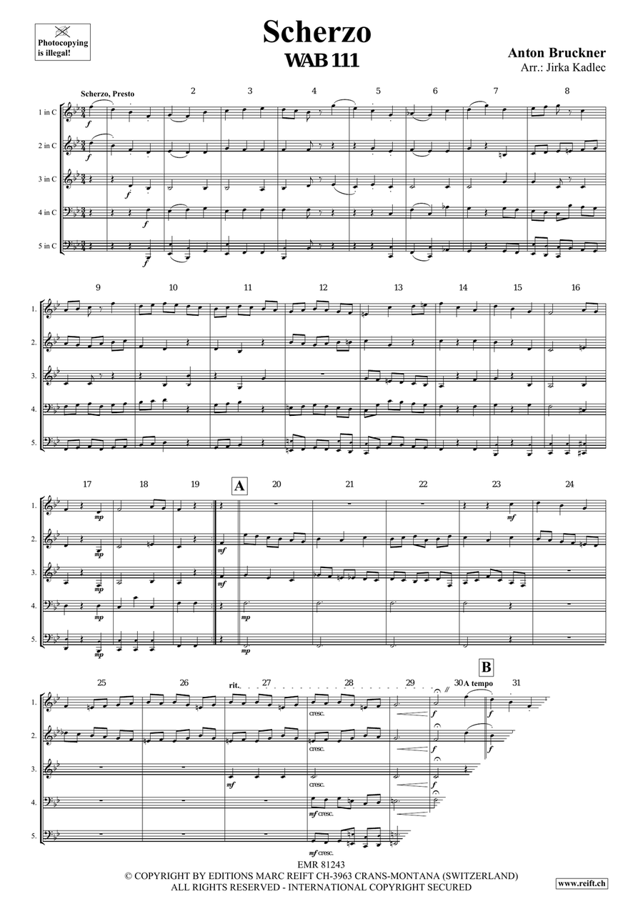 Scherzo Scherzo Score scores gallery preview page 3