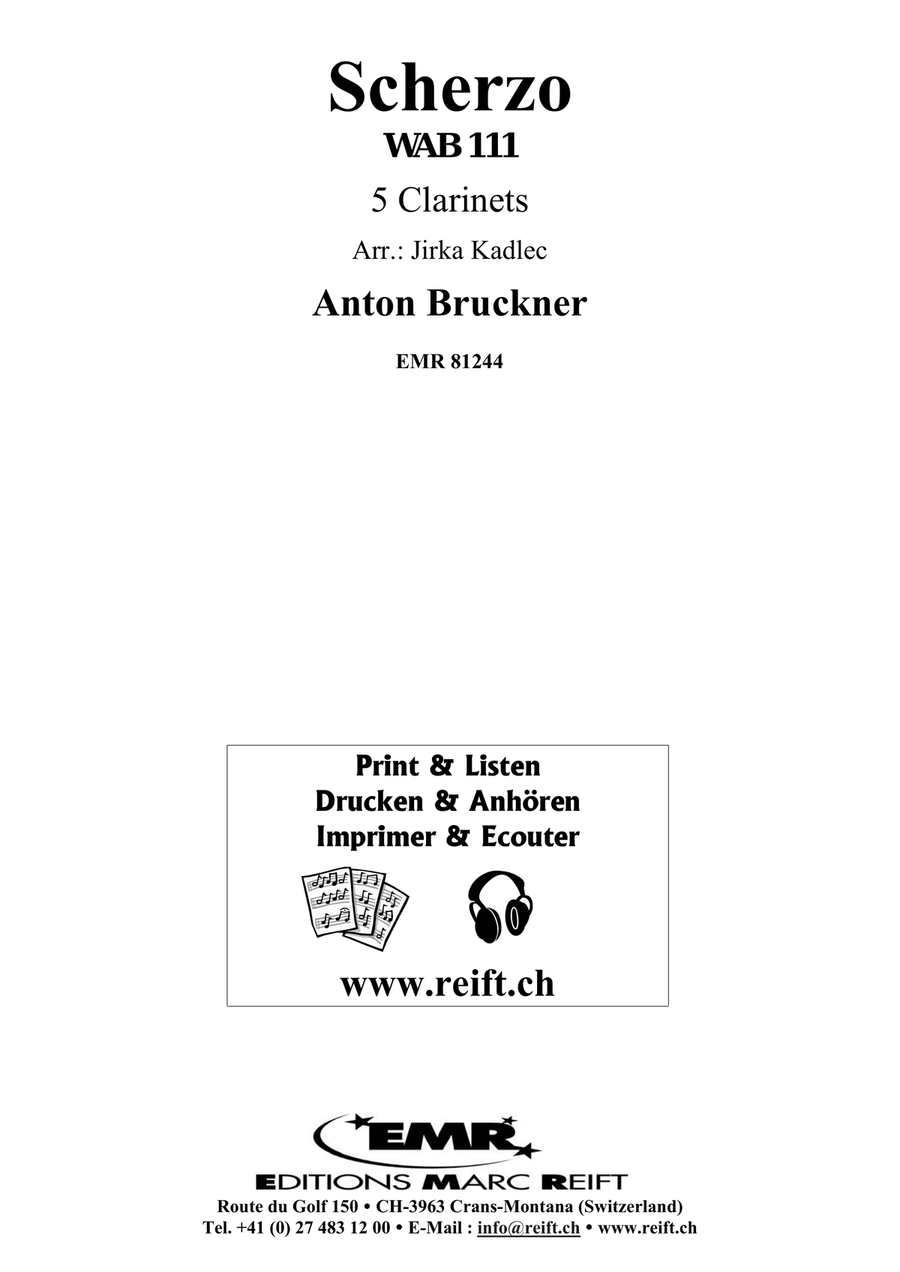 Scherzo Scherzo Clarinet Quintet scores gallery preview page 2