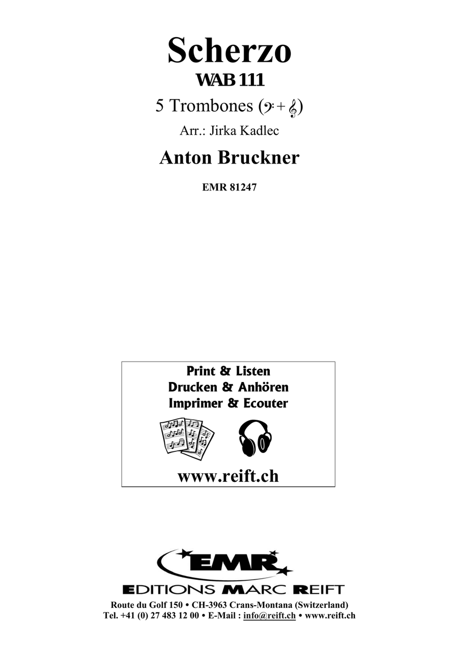Scherzo Scherzo Trombone scores gallery preview page 2