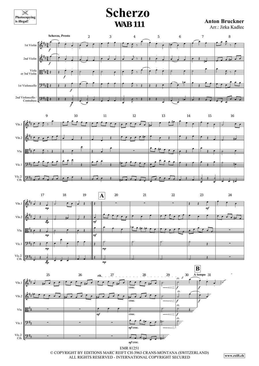 Scherzo Scherzo String Orchestra scores gallery preview page 3