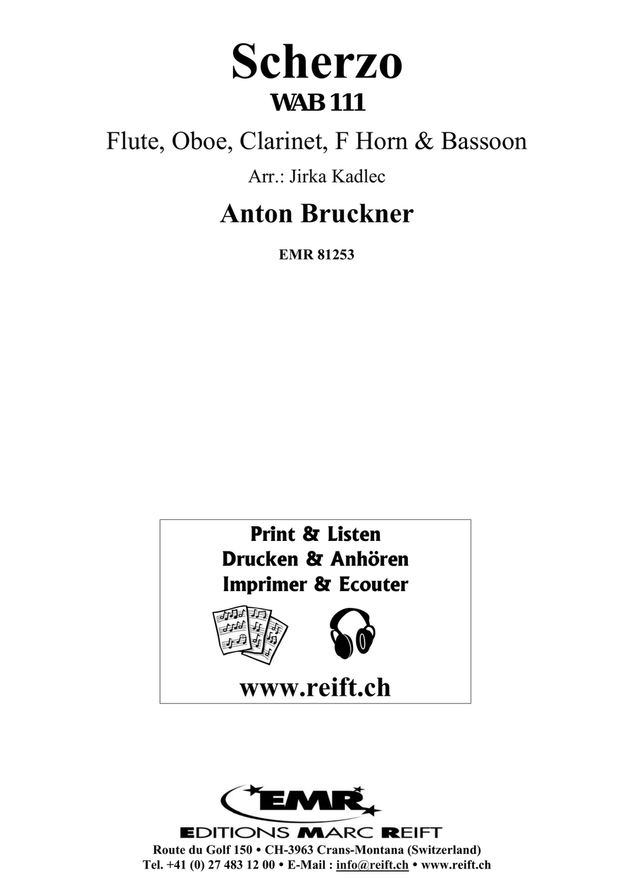 Scherzo Scherzo Woodwind Quintet scores gallery preview page 2