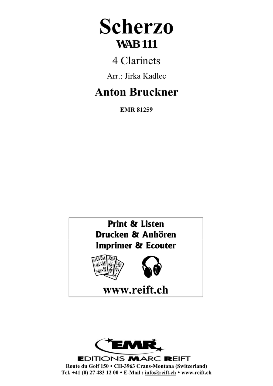 Scherzo Scherzo Clarinet Quartet scores gallery preview page 2