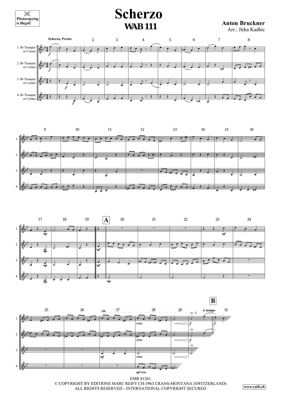 Scherzo Scherzo Cornet scores gallery preview page 3