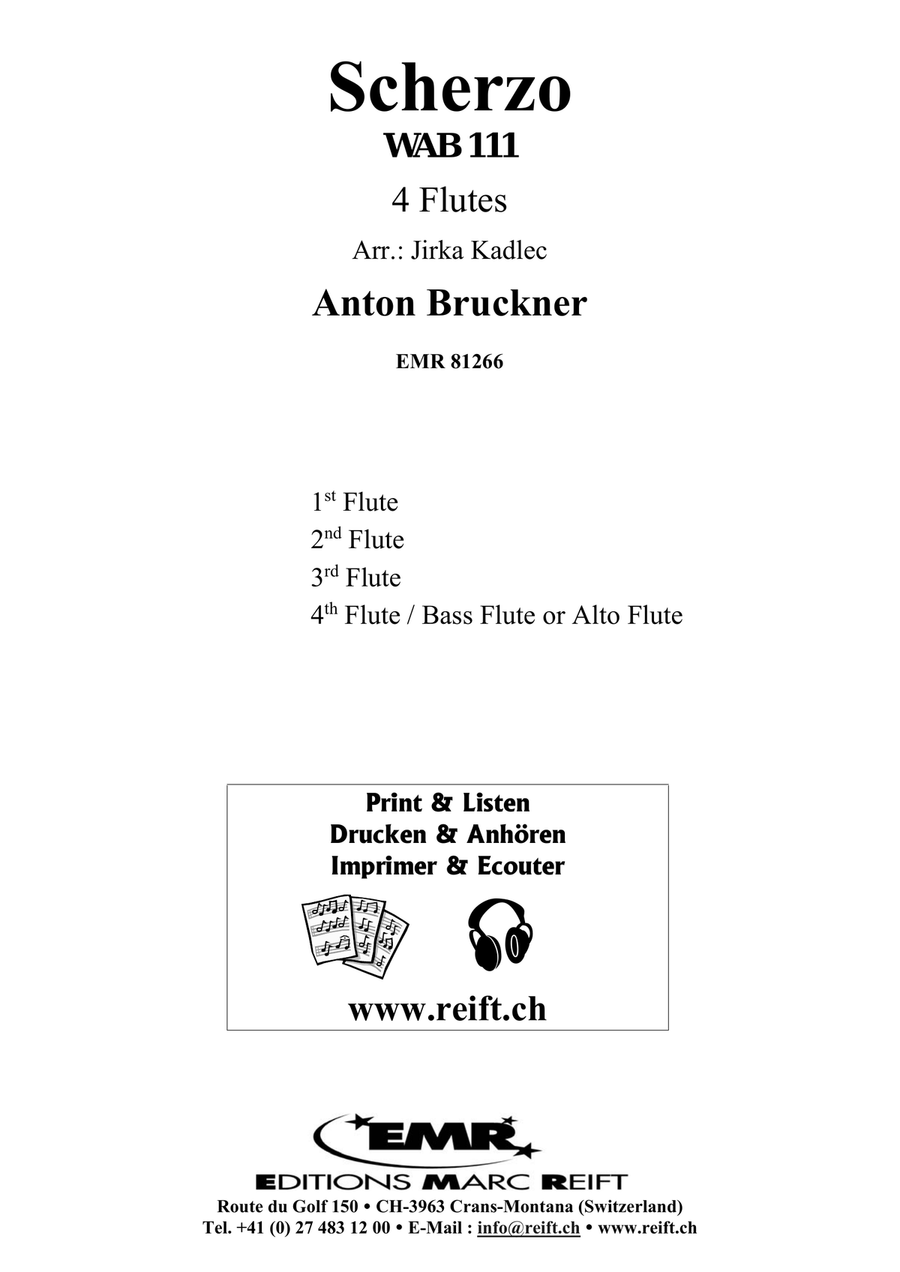 Scherzo Scherzo Flute Quartet scores gallery preview page 2