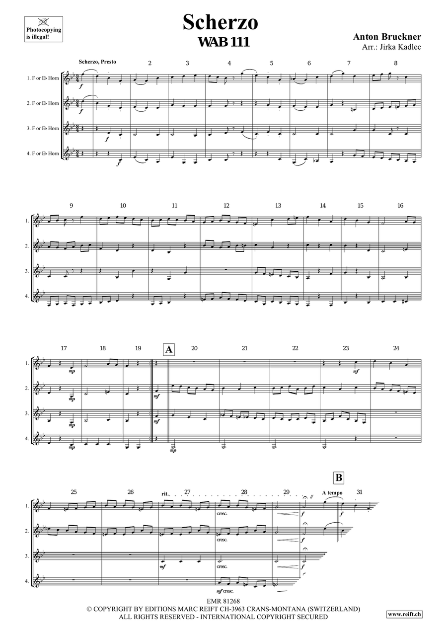Scherzo Scherzo Horn scores gallery preview page 3