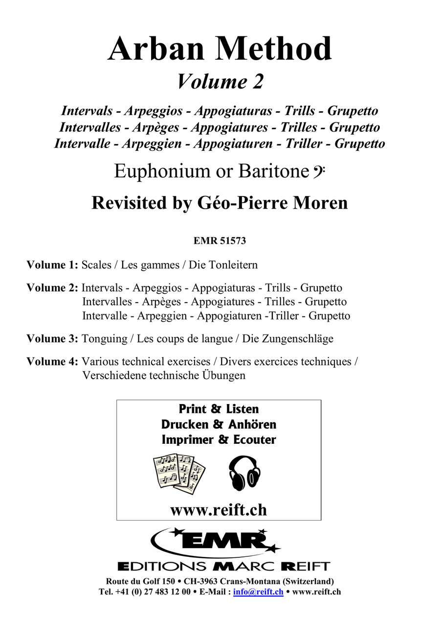 Arban Method Volume 2 Arban Method Volume 2 Baritone Horn BC scores gallery preview page 2