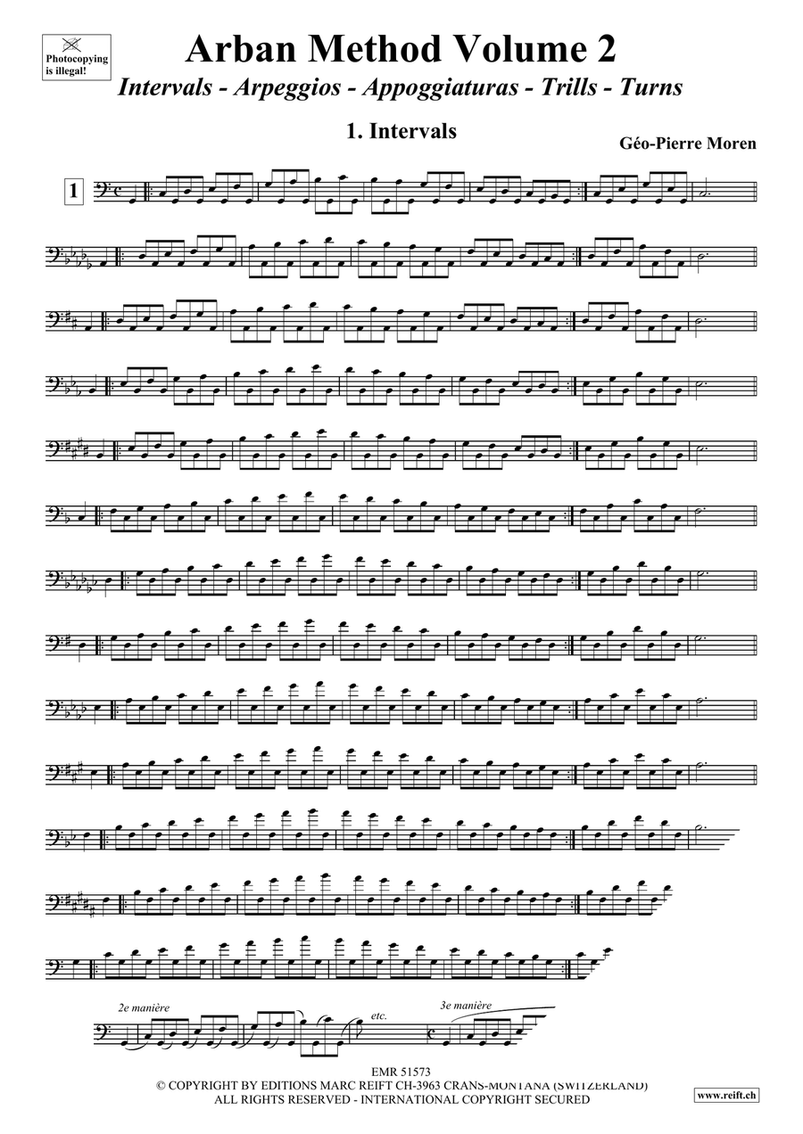Arban Method Volume 2 Arban Method Volume 2 Baritone Horn BC scores gallery preview page 4